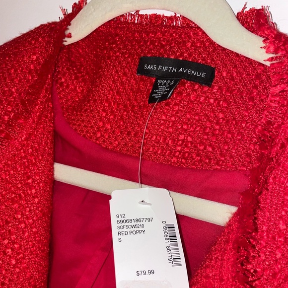 Saks Fifth Ave Tweed Jacket - Picture 5 of 7